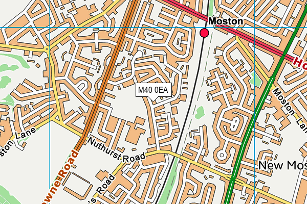 M40 0EA map - OS VectorMap District (Ordnance Survey) M40 0EA map - OS VectorMap District (Ordnance Survey)
