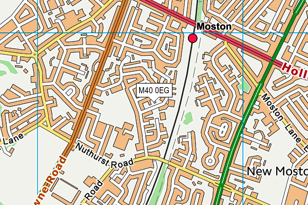 M40 0EG map - OS VectorMap District (Ordnance Survey) M40 0EG map - OS VectorMap District (Ordnance Survey)