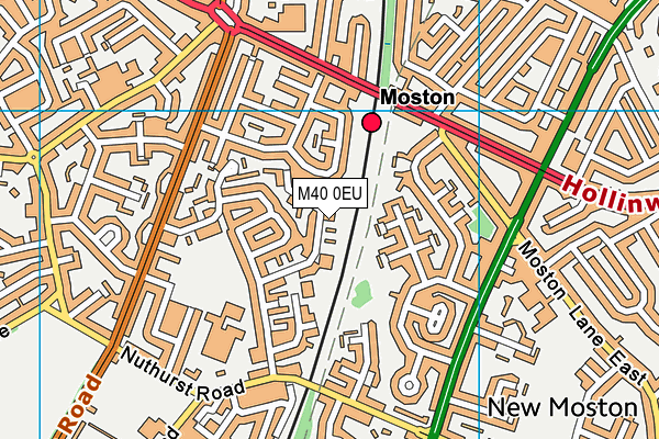 M40 0EU map - OS VectorMap District (Ordnance Survey) M40 0EU map - OS VectorMap District (Ordnance Survey)