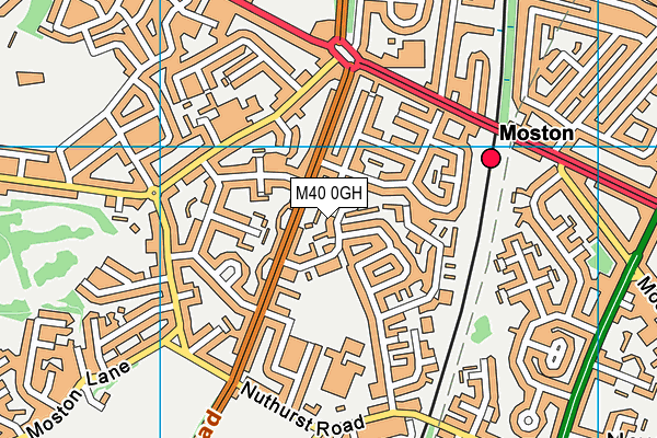 M40 0GH map - OS VectorMap District (Ordnance Survey) M40 0GH map - OS VectorMap District (Ordnance Survey)