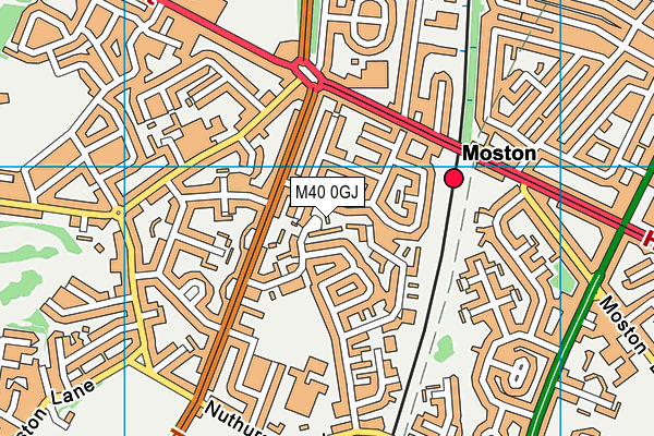 M40 0GJ map - OS VectorMap District (Ordnance Survey) M40 0GJ map - OS VectorMap District (Ordnance Survey)