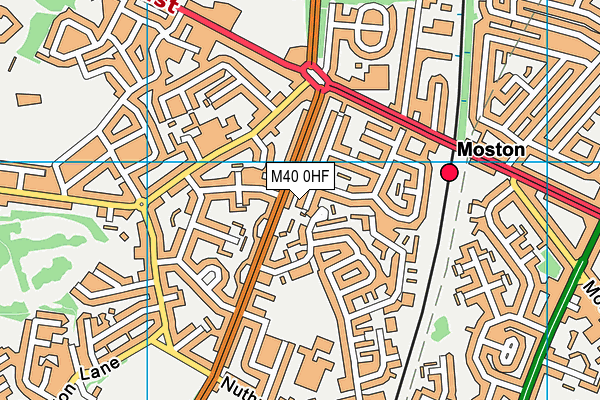 M40 0HF map - OS VectorMap District (Ordnance Survey) M40 0HF map - OS VectorMap District (Ordnance Survey)