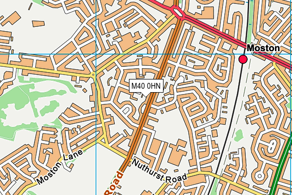 M40 0HN map - OS VectorMap District (Ordnance Survey) M40 0HN map - OS VectorMap District (Ordnance Survey)