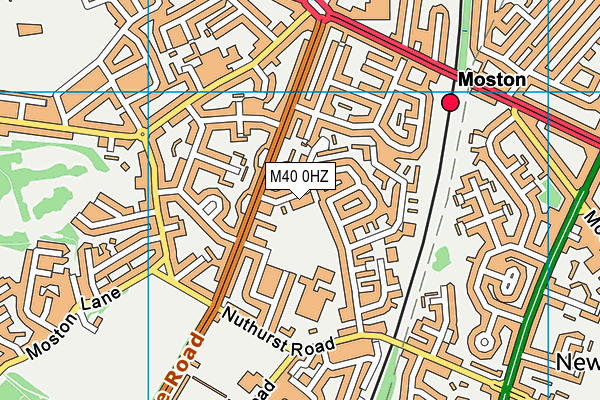 M40 0HZ map - OS VectorMap District (Ordnance Survey) M40 0HZ map - OS VectorMap District (Ordnance Survey)
