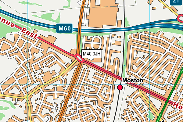 M40 0JH map - OS VectorMap District (Ordnance Survey) M40 0JH map - OS VectorMap District (Ordnance Survey)