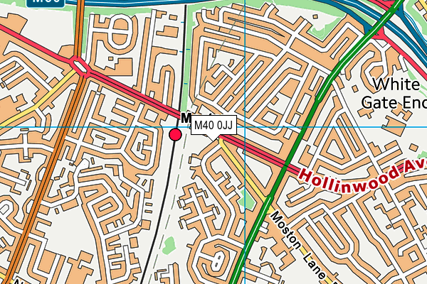 M40 0JJ map - OS VectorMap District (Ordnance Survey) M40 0JJ map - OS VectorMap District (Ordnance Survey)