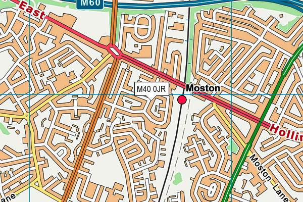 M40 0JR map - OS VectorMap District (Ordnance Survey) M40 0JR map - OS VectorMap District (Ordnance Survey)