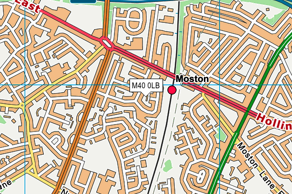 M40 0LB map - OS VectorMap District (Ordnance Survey) M40 0LB map - OS VectorMap District (Ordnance Survey)