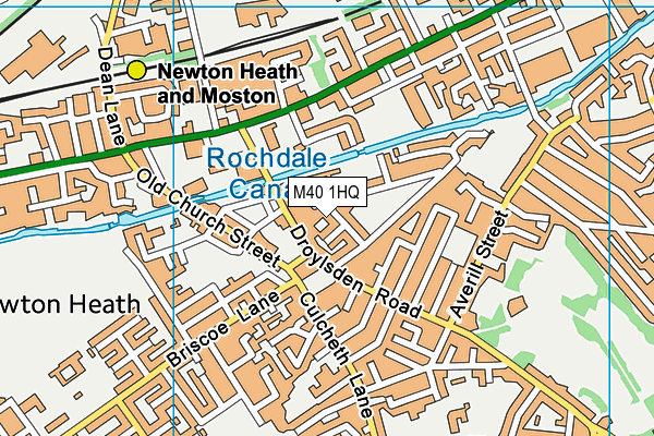 M40 1HQ map - OS VectorMap District (Ordnance Survey) M40 1HQ map - OS VectorMap District (Ordnance Survey)