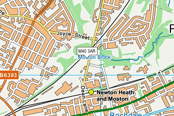 M40 3AR map - OS VectorMap District (Ordnance Survey) M40 3AR map - OS VectorMap District (Ordnance Survey)