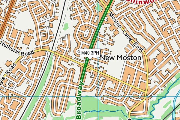 M40 3PH map - OS VectorMap District (Ordnance Survey) M40 3PH map - OS VectorMap District (Ordnance Survey)