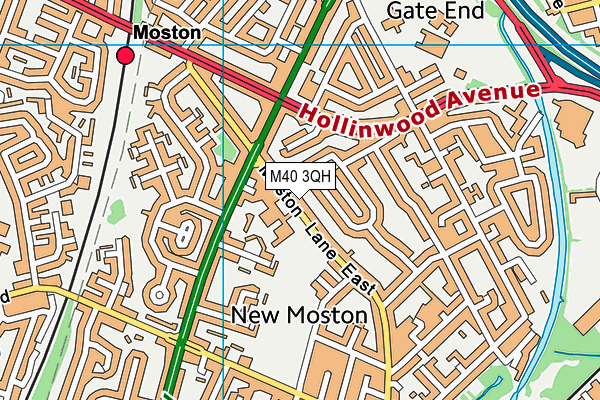 M40 3QH map - OS VectorMap District (Ordnance Survey) M40 3QH map - OS VectorMap District (Ordnance Survey)