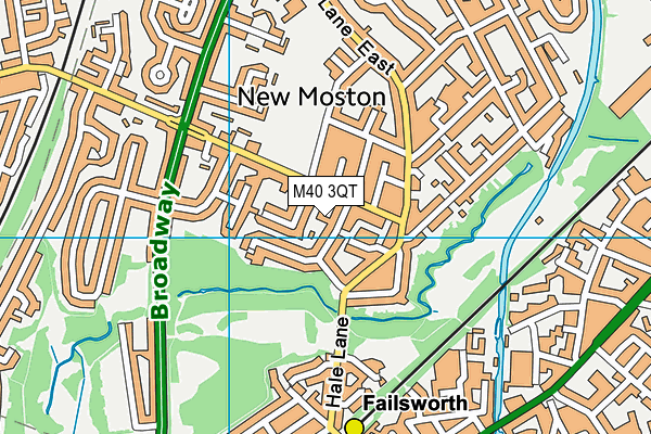 M40 3QT map - OS VectorMap District (Ordnance Survey) M40 3QT map - OS VectorMap District (Ordnance Survey)