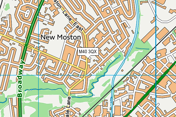 M40 3QX map - OS VectorMap District (Ordnance Survey) M40 3QX map - OS VectorMap District (Ordnance Survey)