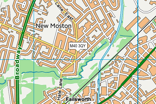 M40 3QY map - OS VectorMap District (Ordnance Survey) M40 3QY map - OS VectorMap District (Ordnance Survey)