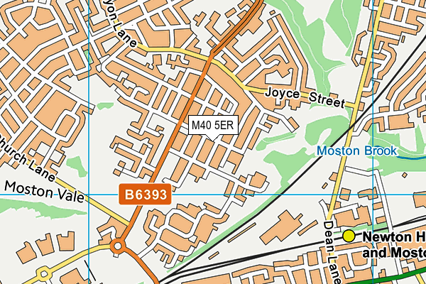 M40 5ER map - OS VectorMap District (Ordnance Survey) M40 5ER map - OS VectorMap District (Ordnance Survey)