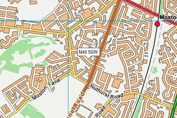 M40 5GW map - OS VectorMap District (Ordnance Survey) M40 5GW map - OS VectorMap District (Ordnance Survey)