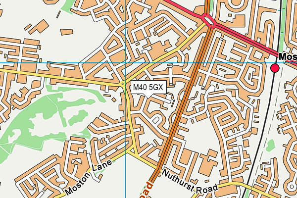 M40 5GX map - OS VectorMap District (Ordnance Survey) M40 5GX map - OS VectorMap District (Ordnance Survey)