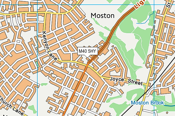 M40 5HY map - OS VectorMap District (Ordnance Survey) M40 5HY map - OS VectorMap District (Ordnance Survey)