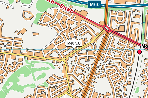 M40 5JJ map - OS VectorMap District (Ordnance Survey) M40 5JJ map - OS VectorMap District (Ordnance Survey)