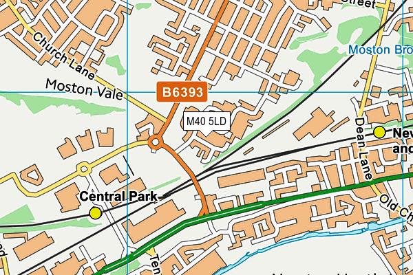 M40 5LD map - OS VectorMap District (Ordnance Survey) M40 5LD map - OS VectorMap District (Ordnance Survey)
