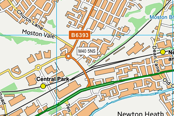M40 5NS map - OS VectorMap District (Ordnance Survey) M40 5NS map - OS VectorMap District (Ordnance Survey)