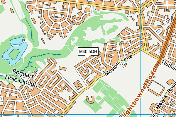 M40 5QH map - OS VectorMap District (Ordnance Survey) M40 5QH map - OS VectorMap District (Ordnance Survey)
