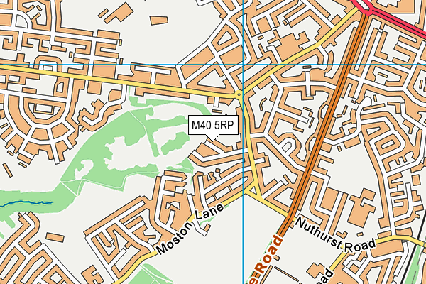 M40 5RP map - OS VectorMap District (Ordnance Survey) M40 5RP map - OS VectorMap District (Ordnance Survey)