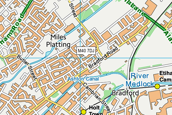M40 7DJ map - OS VectorMap District (Ordnance Survey) M40 7DJ map - OS VectorMap District (Ordnance Survey)