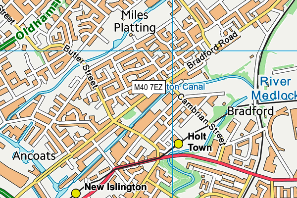 M40 7EZ map - OS VectorMap District (Ordnance Survey) M40 7EZ map - OS VectorMap District (Ordnance Survey)