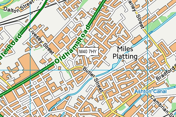 M40 7HY map - OS VectorMap District (Ordnance Survey) M40 7HY map - OS VectorMap District (Ordnance Survey)