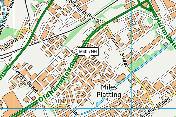 M40 7NH map - OS VectorMap District (Ordnance Survey) M40 7NH map - OS VectorMap District (Ordnance Survey)