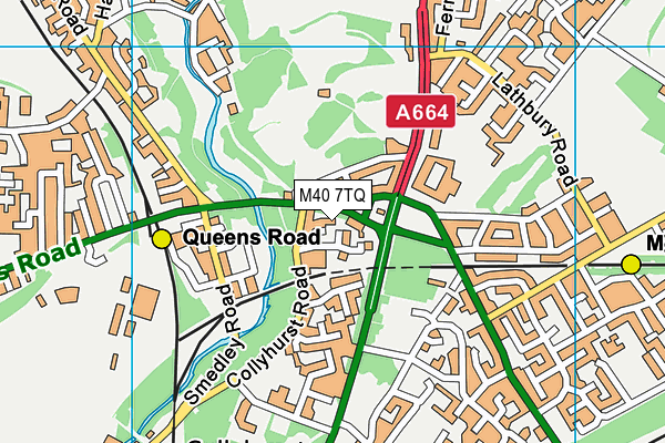 M40 7TQ map - OS VectorMap District (Ordnance Survey) M40 7TQ map - OS VectorMap District (Ordnance Survey)