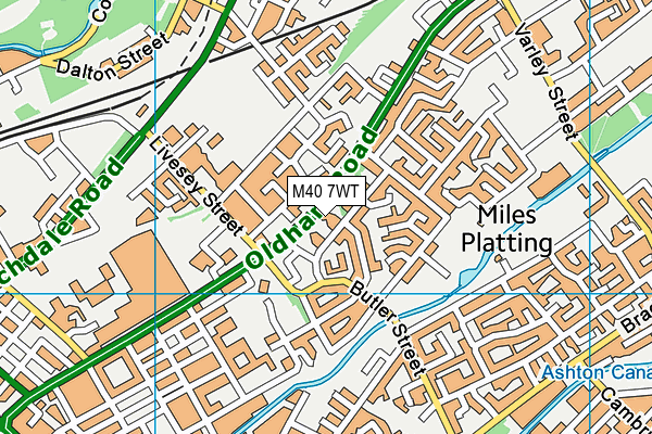 M40 7WT map - OS VectorMap District (Ordnance Survey) M40 7WT map - OS VectorMap District (Ordnance Survey)