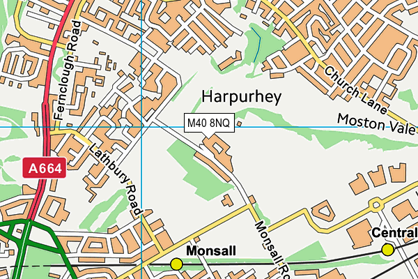 M40 8NQ map - OS VectorMap District (Ordnance Survey) M40 8NQ map - OS VectorMap District (Ordnance Survey)