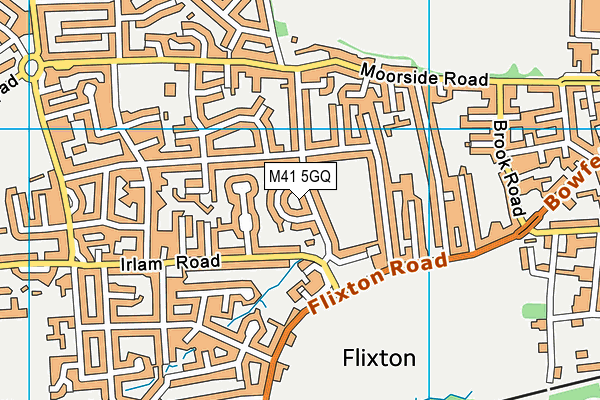 M41 5GQ map - OS VectorMap District (Ordnance Survey) M41 5GQ map - OS VectorMap District (Ordnance Survey)