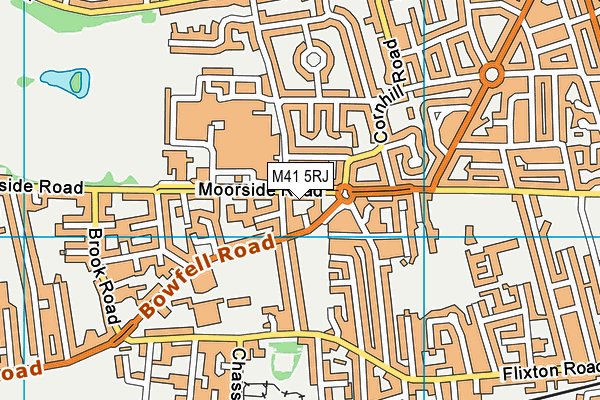 M41 5RJ map - OS VectorMap District (Ordnance Survey) M41 5RJ map - OS VectorMap District (Ordnance Survey)