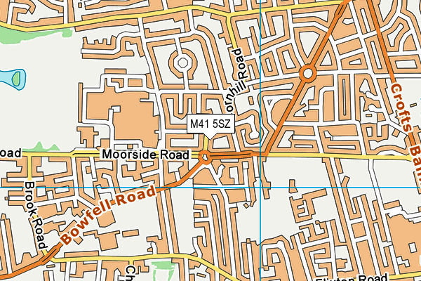 M41 5SZ map - OS VectorMap District (Ordnance Survey) M41 5SZ map - OS VectorMap District (Ordnance Survey)