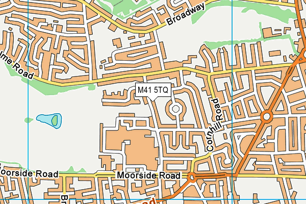 M41 5TQ map - OS VectorMap District (Ordnance Survey) M41 5TQ map - OS VectorMap District (Ordnance Survey)