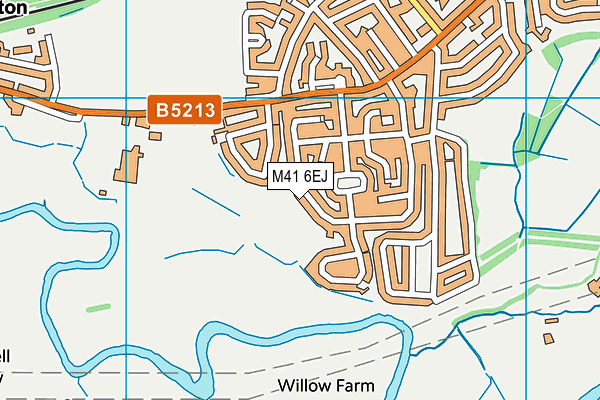 M41 6EJ map - OS VectorMap District (Ordnance Survey) M41 6EJ map - OS VectorMap District (Ordnance Survey)