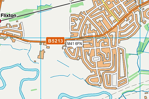 M41 6FN map - OS VectorMap District (Ordnance Survey) M41 6FN map - OS VectorMap District (Ordnance Survey)
