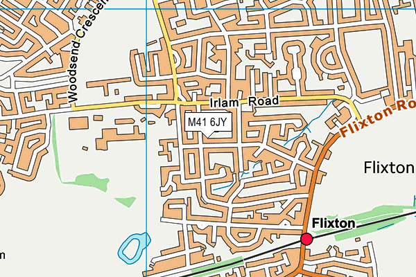 M41 6JY map - OS VectorMap District (Ordnance Survey) M41 6JY map - OS VectorMap District (Ordnance Survey)