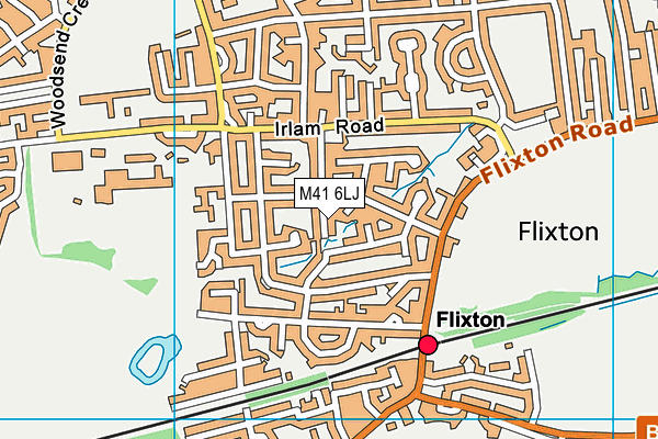 M41 6LJ map - OS VectorMap District (Ordnance Survey) M41 6LJ map - OS VectorMap District (Ordnance Survey)