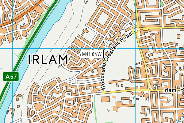 M41 6NW map - OS VectorMap District (Ordnance Survey) M41 6NW map - OS VectorMap District (Ordnance Survey)