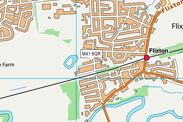M41 6QR map - OS VectorMap District (Ordnance Survey) M41 6QR map - OS VectorMap District (Ordnance Survey)