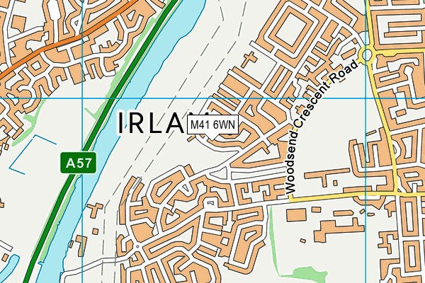 M41 6WN map - OS VectorMap District (Ordnance Survey) M41 6WN map - OS VectorMap District (Ordnance Survey)