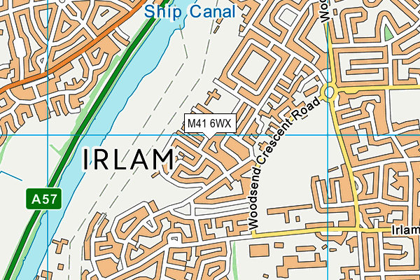 M41 6WX map - OS VectorMap District (Ordnance Survey) M41 6WX map - OS VectorMap District (Ordnance Survey)