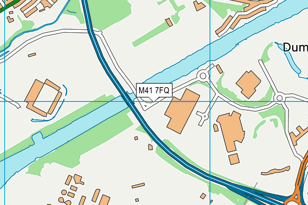 M41 7FQ map - OS VectorMap District (Ordnance Survey) M41 7FQ map - OS VectorMap District (Ordnance Survey)