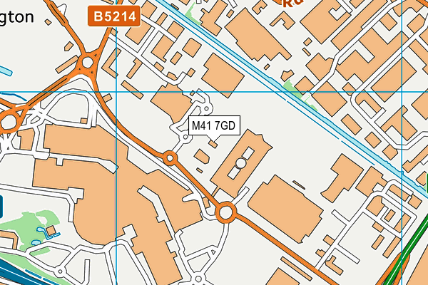 M41 7GD map - OS VectorMap District (Ordnance Survey) M41 7GD map - OS VectorMap District (Ordnance Survey)