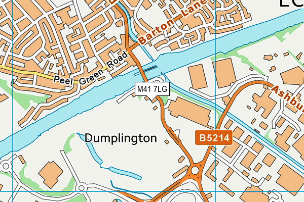 M41 7LG map - OS VectorMap District (Ordnance Survey) M41 7LG map - OS VectorMap District (Ordnance Survey)